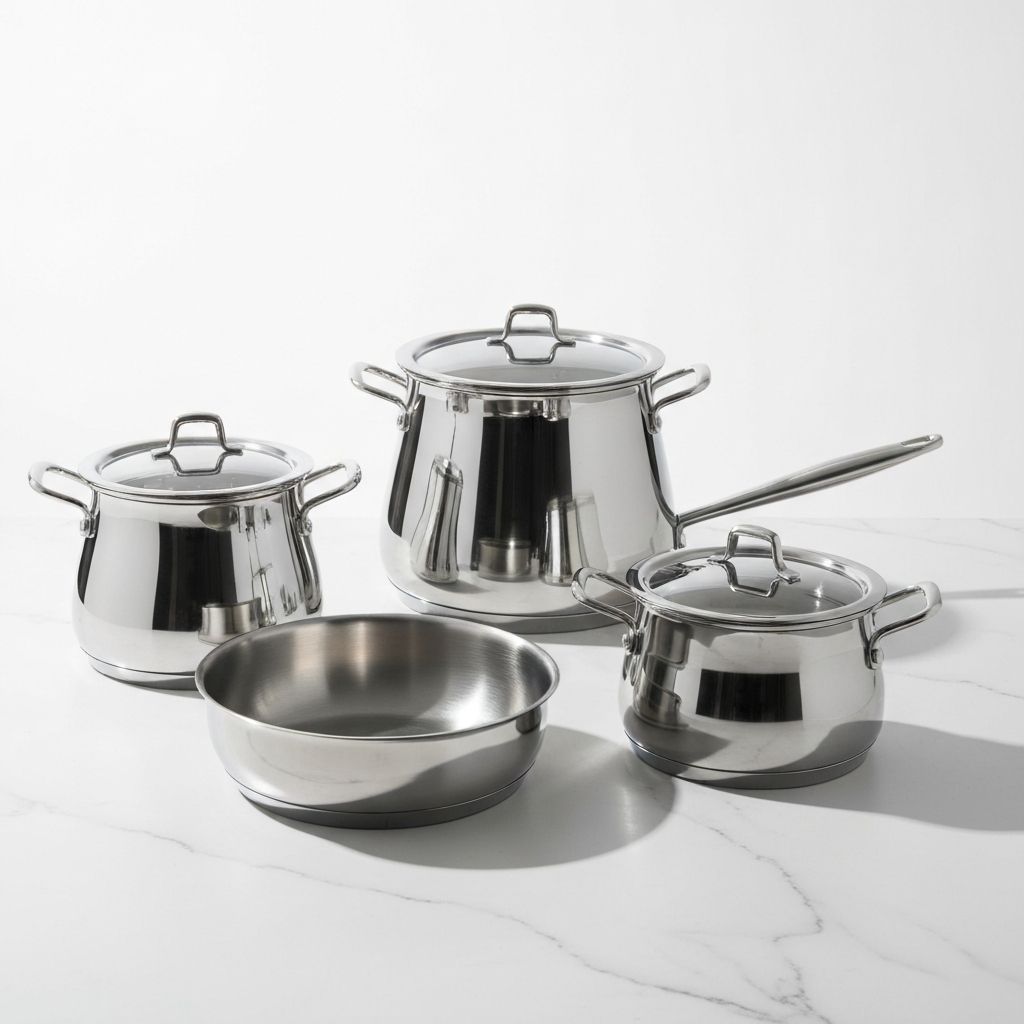 Belgique Stainless Steel cookware set — Mirror-Perfect Precision